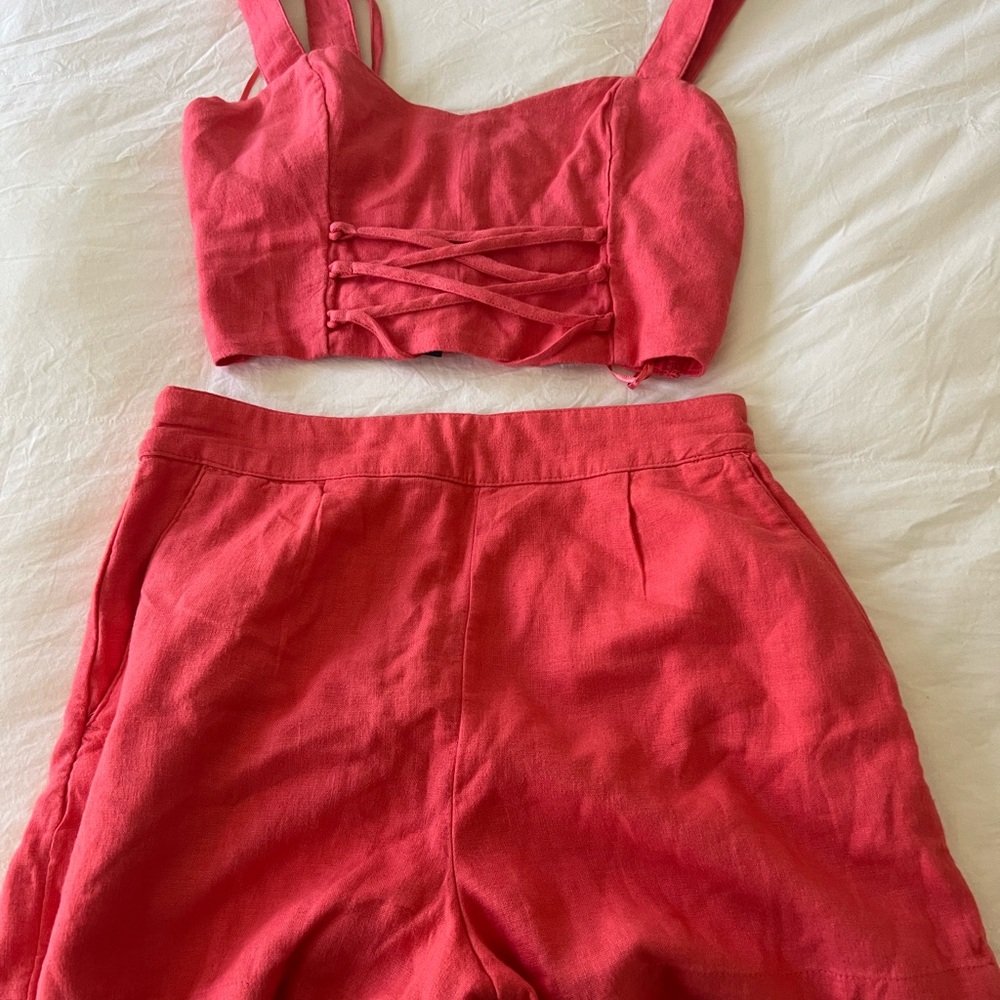 Abercrombie shorts and tank Set NWT